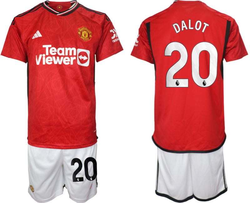 Men 2023-2024 Club Manchester United home red #20 Soccer Jersey->->Soccer Club Jersey